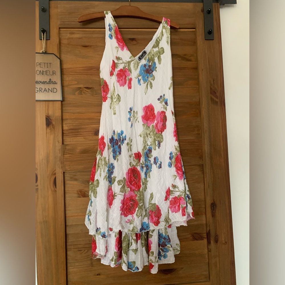 Froccella white floral dress